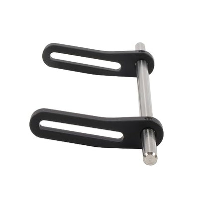 AMK RC Bumper Aluminum Alloy Modular 1/10 RC Crawler Bumper Front Rear Bull Bars for 1/10 RC Crawler LCG Rigs Builds TRX4 SCX10 Gspeed Power Wagon Body DIY (1/10 RC Crawler Bumper Black)