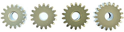 48 Pitch Aluminum Pinion Gear Set #9751 for Truck & RV, Compatible with 540 & 550 Size Motors, 1/8" Output Shaft, Includes 4 Set Screws