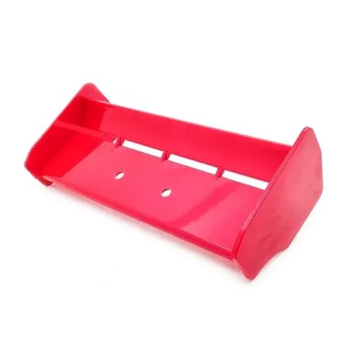 RC Parts Compatible with HSP 94106 94107 94166 1/10 RC for Racing Car Off-Road for Buggy Truck S279 Plastic Rear Spoiler Tail Wing(Red) - color: Red