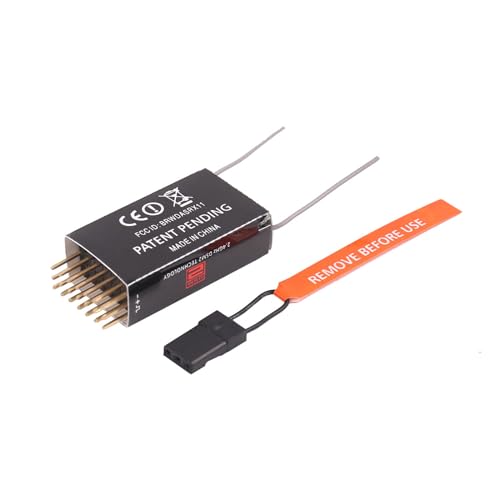 DSM2 AR6100E 6-Channel 2.4GHz Receiver Compatible DX6I DX7 DX8 DX18 DSX6 DSX9 Transmitter Helicopters