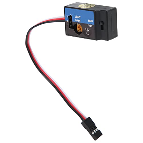 RC Racing Car Mini Auxiliary Gyroscope with SMM System for Drifting High Stability, Analog and Digital Steering Gear Compatible RC Mini Gyroscope Module for WPL D12