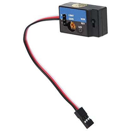 RC Racing Car Mini Auxiliary Gyroscope with SMM System for Drifting High Stability, Analog and Digital Steering Gear Compatible RC Mini Gyroscope Module for WPL D12
