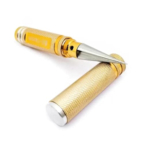 COMODO 0-14mm Metal Reamer Tool Compatible with RC Cars Aircraft Models Body Shells for Hole Expanding and Finishing(Yellow) - color: Yellow
