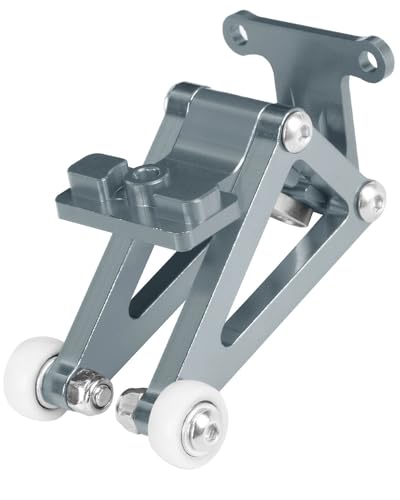 Aluminum Wheelie Bar Upgrades Part for 1/10 Slash 4X4,RCMYou Alloy Wheelie Bar Hops Up Upgrades Part,Titanium - color: Titanium - Upgrades Part