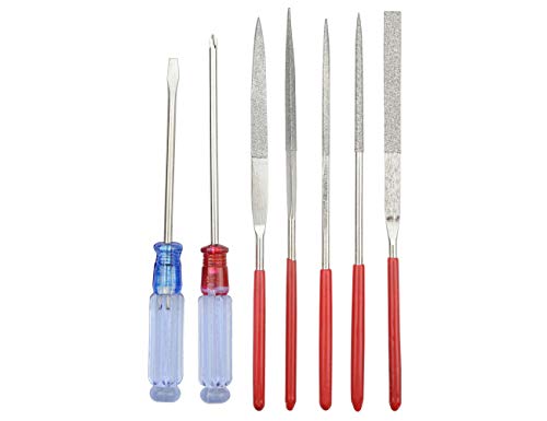 Professional 20 PCS Model Tools Kit Modeler Basic Tools Craft Set Hobby Building Tools Kit for Gundam Car Model Building Repairing and Fixing(I)