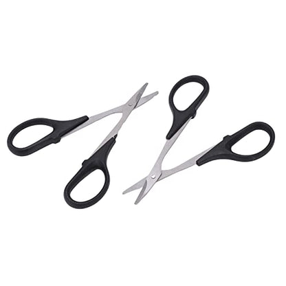 0-14mm Universal RC Reamer Hole Puncher with Aluminum Alloy Handle, Curved Scissor Drills Set for RC Car Truck Drone Body Shell Mounting (Green) - color: Green