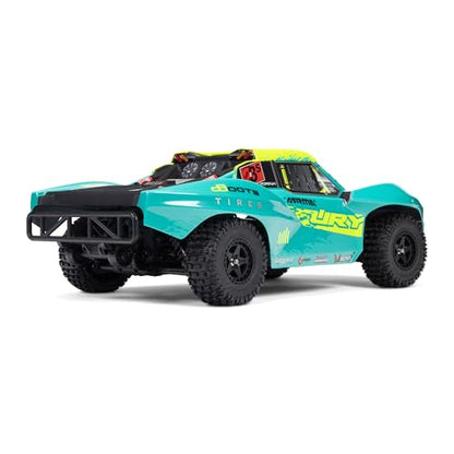 ARRMA RC Truck 1/10 FURY 2wd 223S BLX Brushless Short Course Truck RTR (Battery and Charger Not Included) with DSC, Green, ARA3521T2 - color: Green