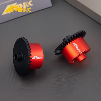 2PCS 37T Main & Input 13T Gear Differential Diff Case Cover for Arrma 1/10 Senton Vorteks Granite Bigrock 3S BLX Typhon 550 Mega Kraton Outcast 4S Upgrades Part Red