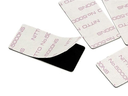 Infinity SMJ1348 1/10EP Touring Car Wingtip Plate (Double Sided Tape Included, Black/0.5mm/4 Pieces)