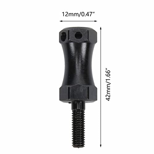 Wheel Hex Hub Extension Adapter, Extension Hex Drive Adapter, RC Extended Wheel Hex Coupler Steel 12mm Diameter Extension Adapter Combiner for 1/10 RC Cars