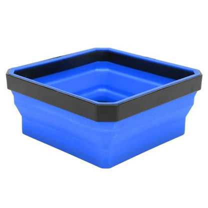 Semme Portable Magnetic Parts Tool Tray Silicone for Screws Bolts Nuts Washers and Collapsible in Red (Blue) - color: Blue