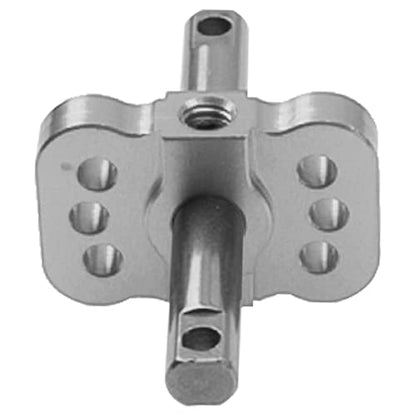 Aluminum RC Differential Locker Spool 2WD Diff Locker Mounts Upgrades Part Compatible with 1/10 Traxxas Slash 2WD Rustler Stampede 2WD Bandit 2WD 1/10 RC Car (Silver) - color: Silver
