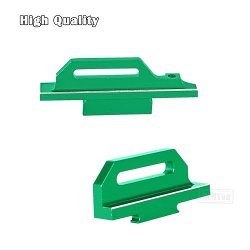 Aluminium Tall Battery Holder Mount Hold Down Upgrades Part for 1/10 Slash 4wd LCG Rally,Alloy Battery Mounting Plate Tray Battery Holder Mount with Strap,Green - color: Green - Parts