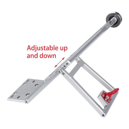 RC Winch/Servo Rescue Tow Truck Crane Arm Wrecker DIY Tool 1/10 RC Crawler Car Axial SCX10 D90 TRX4 Capra LCG Chassis Part (B Tow Truck Kit) - color: B Tow Truck Kit