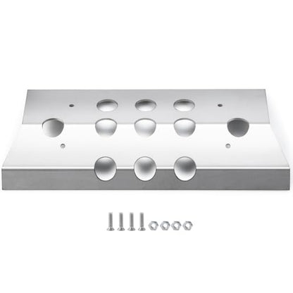 Stainless Steel RC Skid Plate Rear Bumper Protector Chassis Guard Board Protector Plate Protection Compatible with 1/10 TRX6 TRX-6 RC Crawler Car Upgrade Parts | RC Car Chassis Guard Board Protector Plate Protection Compatible with 1/10 TRX-6 RC Crawler C