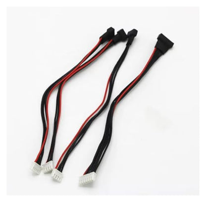 Jst-xh 2S 3S 4S 6S 20cm 22awg Silicone Wire Lipo Balance Wire Extension Charged Cable Lead Cord for RC Battery Parts Upgrade Replacement Use RC Car DIY Parts(6s) - size: 6s