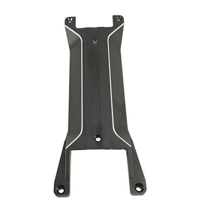 Aluminum Chassis Brace Plate for 1/16 Mini Maxx 4WD RC Truck (Black) | Monster Truck,Upgrade Parts,CNC Machined,High Strength,Precision Fit,Lightweight,Durable Aluminum - color: Black