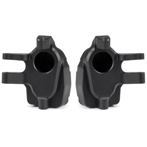 Aluminum Portal Steering Knuckle Caps Portal Cover for SCX10 III AR45P Capra F9 Supershafty CP44 CP43 Portal Axle (Black)