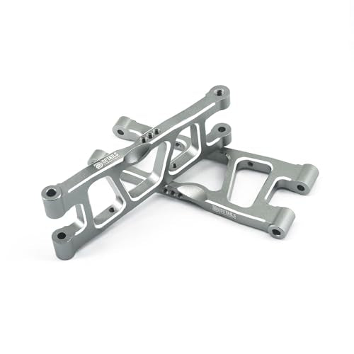 Hobby Details Aluminum Upgrade Parts Set for ARRMA Mini Kraton 4x4 1/16, Front & Rear A-Arms, Knuckle, Steering,Titanium Color (Rear Lower Arm Set) - color: Rear Lower Arm Set