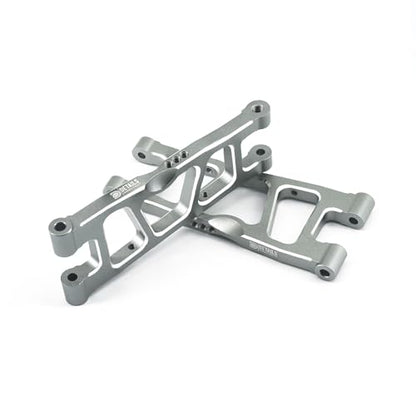 Hobby Details Aluminum Upgrade Parts Set for ARRMA Mini Kraton 4x4 1/16, Front & Rear A-Arms, Knuckle, Steering,Titanium Color (Rear Lower Arm Set) - color: Rear Lower Arm Set