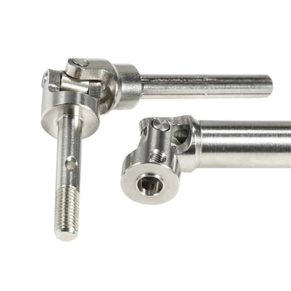 RC Car Transmission Shaft for Slash for Rustler for Stampede for Hoss HQ727 1/10 4Pcs Transmission Shaft Front Rear Drive Shaft Universal Joint Driveshaft RC Truck Upgrade Car Parts