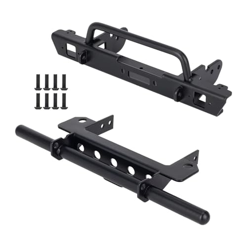 RC Models For LCG For Vanquish VS4-10 For Phoenix 1/10 Metal Front Rear Bumper Set RC Crawler Car Chassis Upgrade Parts Accessory(1set) - size: 1set