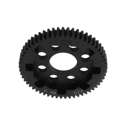 ECSiNG 1Pc 32P 0.8 Mod 57T Carbon Steel Spur Gear Compatible with Arrma 1/10 Granite 3S Compatible with Senton 3S Compatible with Big Rock 3S RC Car