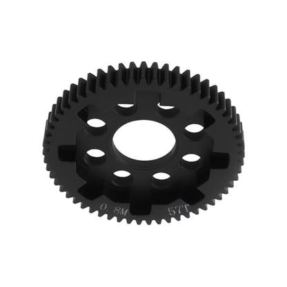 ECSiNG 1Pc 32P 0.8 Mod 57T Carbon Steel Spur Gear Compatible with Arrma 1/10 Granite 3S Compatible with Senton 3S Compatible with Big Rock 3S RC Car
