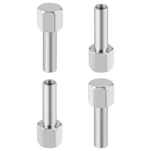 MOHERO Metal Center Nuts for 1/10 RC Crawler Car SCX10 Wraith 12mm Wheel Hub Hex Drive Adaptor 20mm Extension (20mm) - color: 20mm