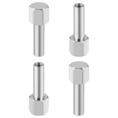 MOHERO Metal Center Nuts for 1/10 RC Crawler Car SCX10 Wraith 12mm Wheel Hub Hex Drive Adaptor 20mm Extension (20mm) - color: 20mm