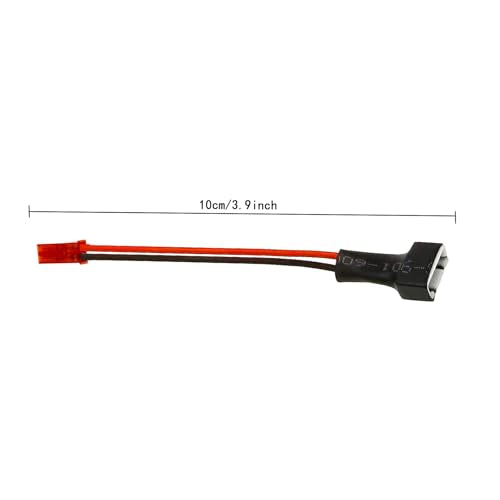6Pcs 20AWG 3S Lipo Balance Connector JST Male to JST-XH Balance Male Plug Adapter for RC Car Boat 3S LiPo Battery(10CM)