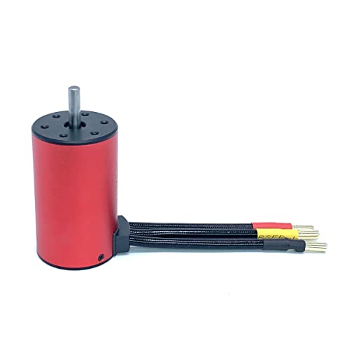 KingVal Replacement 3660 3100KV Waterproof Brushless Motor Shaft Diameter 5mm Compatible with 1/10 RC Car - size: 3100KV(ø5mm Shaft), style: 3660