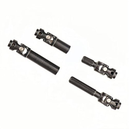 Aimrock 1-Set Steel RC Drive Shafts Upgrades for 1/30 Axial SCX30 RC Crawler (Black) - color: Black