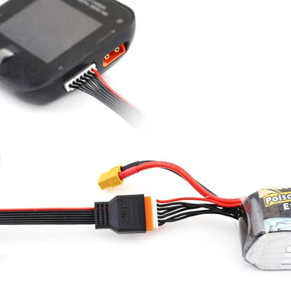 SoloGood 2Pcs JST-XH Balance Cable 2-6S 3S Lipo Battery Balance Charger Expansion Leads 50CM for RC Vehicles Lipo Battery Charging