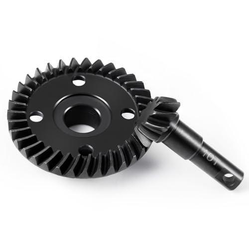 12T-33T Overdrive 10T-35T Underdrive Steel Diff Gears for TRX4 TRX6 | 1/10 RC Crawler Car Upgrades Bevel Gear Ring Pinion Set