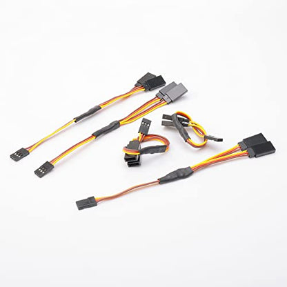 15cm RC Servo 1 to 2 Y Cables Male to Female Extension Lead Wire Cable for KK MWC Eagle Control Board Pack of 5 Set