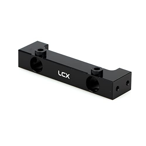 LCX Racing 1/10th RC Crawler Car CNC Machined Aluminum Alloy Front Rear Bumper Mount for Redcat Racing Gen7 GEN8 Scout II Gen9, Upgrades Parts Accessories