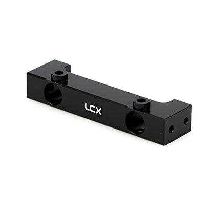 LCX Racing 1/10th RC Crawler Car CNC Machined Aluminum Alloy Front Rear Bumper Mount for Redcat Racing Gen7 GEN8 Scout II Gen9, Upgrades Parts Accessories