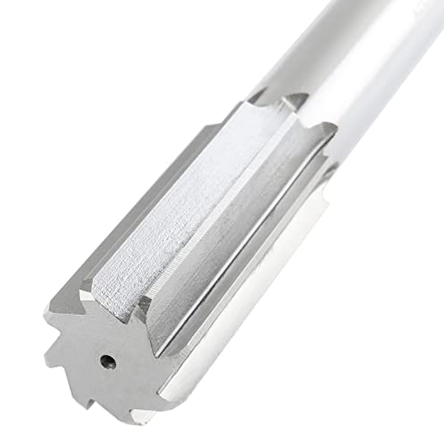 Accusize Industrial Tools 5015-0320 H.S.S. M2 Straight Shank Straight Flute Chucking Reamer, 1-1/4 in | 1-1/4" HSS M2 Straight Shank Straight Flute Chucking Reamer, Flt Len 3", OAL 11-1/2", Right Hand Cut, 10 Flute - size: 1-1/4 in.