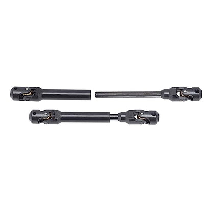 Universal Drive Shaft Transmission Shaft Metal Drive Shaft CVD Axle Set Lightweight Metal CNC Machined Suitable for RC Model Car Truck, 121-183mm - color: 121-183mm