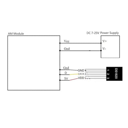 8CH DC 12V 24V DS18B20 Temperature Acquisition Module RS485 3000V Optical Isolation Communication Modbus RTU(8CH Collector) - color: 8ch Collector