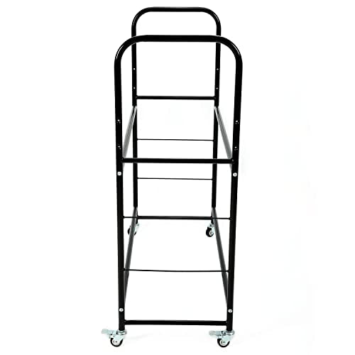 KUAFU 45''H X 20''D X 46''W Tire Storage Rack Garage Shelving Steel Rolling | Tire Stand with Wheels & Protective Cover 8 Tires Capacity Adjustable Height