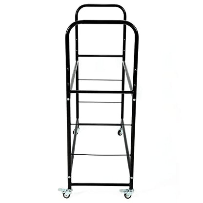 KUAFU 45''H X 20''D X 46''W Tire Storage Rack Garage Shelving Steel Rolling | Tire Stand with Wheels & Protective Cover 8 Tires Capacity Adjustable Height