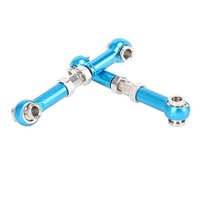 Life Pack of 2pcs RC Steering Linkage Rod Front Upper Suspension Arm Link Rod Compatible with WLtoys 1/14 144001 RC Car
