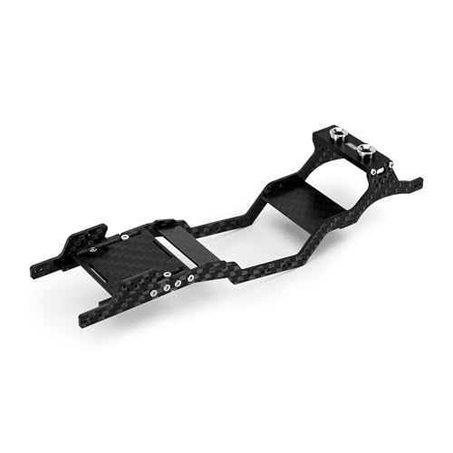 INJORA Carbon Fiber Universal LCG Chassis Kit for Axial SCX24 Upgrade