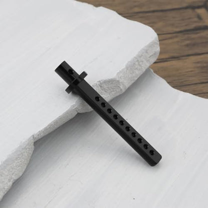 4Pcs RC Car Body Posts Mount Holder Column 1/10 RC Crawler Cars Parts Compatible with Axial SCX10 90046 RC4WD D9 Black - color: Black