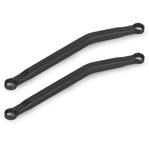 Aluminum High Clearance Chassis Links for 1/30 Axial SCX30 RC Crawler Car Upgrade Parts (Black) - color: Black