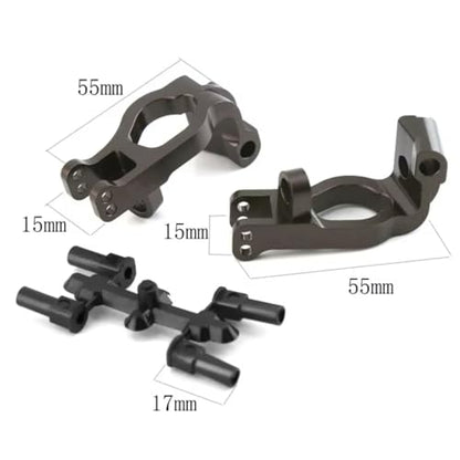 RC Models Components for Kyosho MP9 MP10 1/8 2pcs Metal 17.5 Degrees C Hub Carrier Caster Block IFW474 RC Car Upgrade Parts Accessories