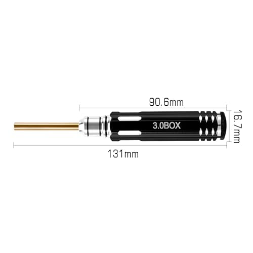 INJORA 2.0mm+ Phillips Screwdriver 3.0mm Hex Nut Driver, RC Tool for SCX30