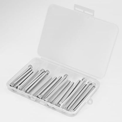 M5 x 60mm 65mm 70mm 75mm 80mm Hex Socket Head Cap Screws Bolts 304 Stainless Steel Allen Hex Drive Metric Machine, Fully Threaded, Assortment Kit 25PCS - size: M5 x 60/65/70/75/80mm (25PCS)